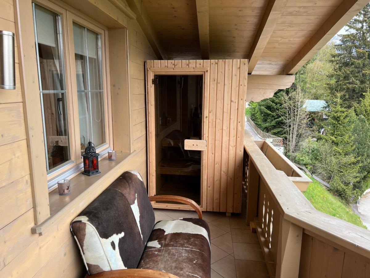 Ferienhaus Zillertal Panorama Blick Balkon Sauna Zellberg Exterior photo
