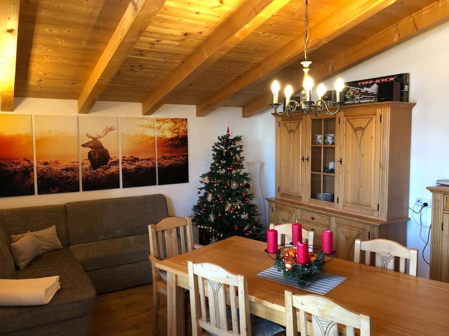 Ferienhaus Zillertal Panorama Blick Balkon Sauna Zellberg Exterior photo
